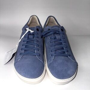 Birkenstock Bend Low Men Size 8 EU 41 Blue Suede Leather Shoes Sneakers NEW